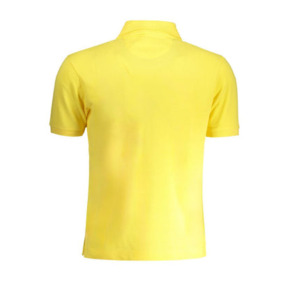 La Martina Yellow Cotton Men's Polo Shirt