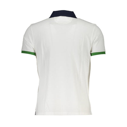 La Martina Bianco Cotton Men Polo