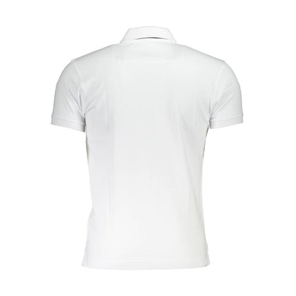 La Martina White Cotton Polo Shirt