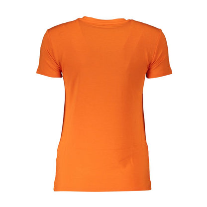 Patrizia Pepe Orange Elastane T-Shirt