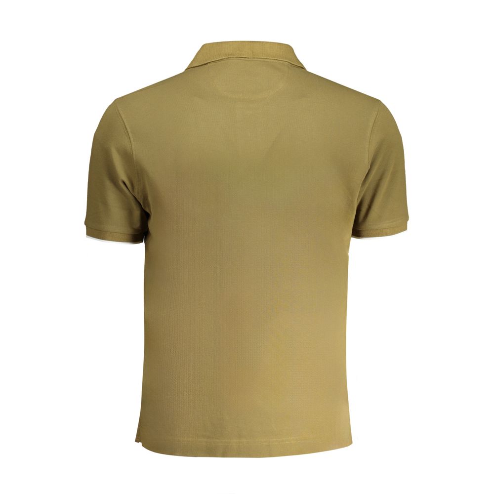 La Martina Verde Cotton Men Polo Shirt
