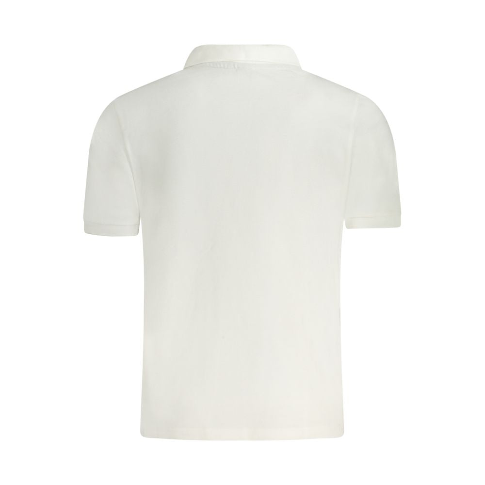North Sails White Cotton Men Polo Shirt