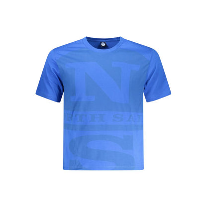 North Sails Blue Cotton Men's T-Shirt