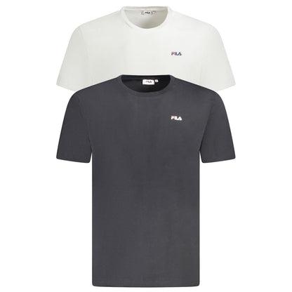 Fila Black Organic Cotton Men's T-Shirt