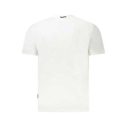 Napapijri White Cotton Men T-Shirt