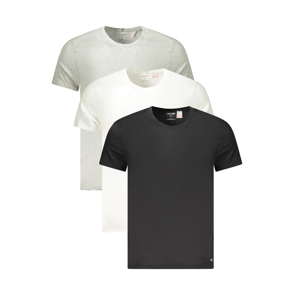Calvin Klein Grey Cotton Men's T-Shirt