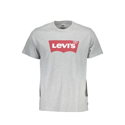 Levi's Brown Cotton Men T-Shirt with classic crew neck and iconic logo, perfect for casual style and comfort.