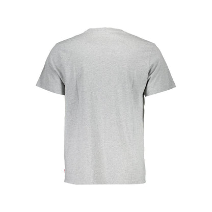 Back view of Levi's Brown Cotton Men T-Shirt with short sleeves and classic crew neck