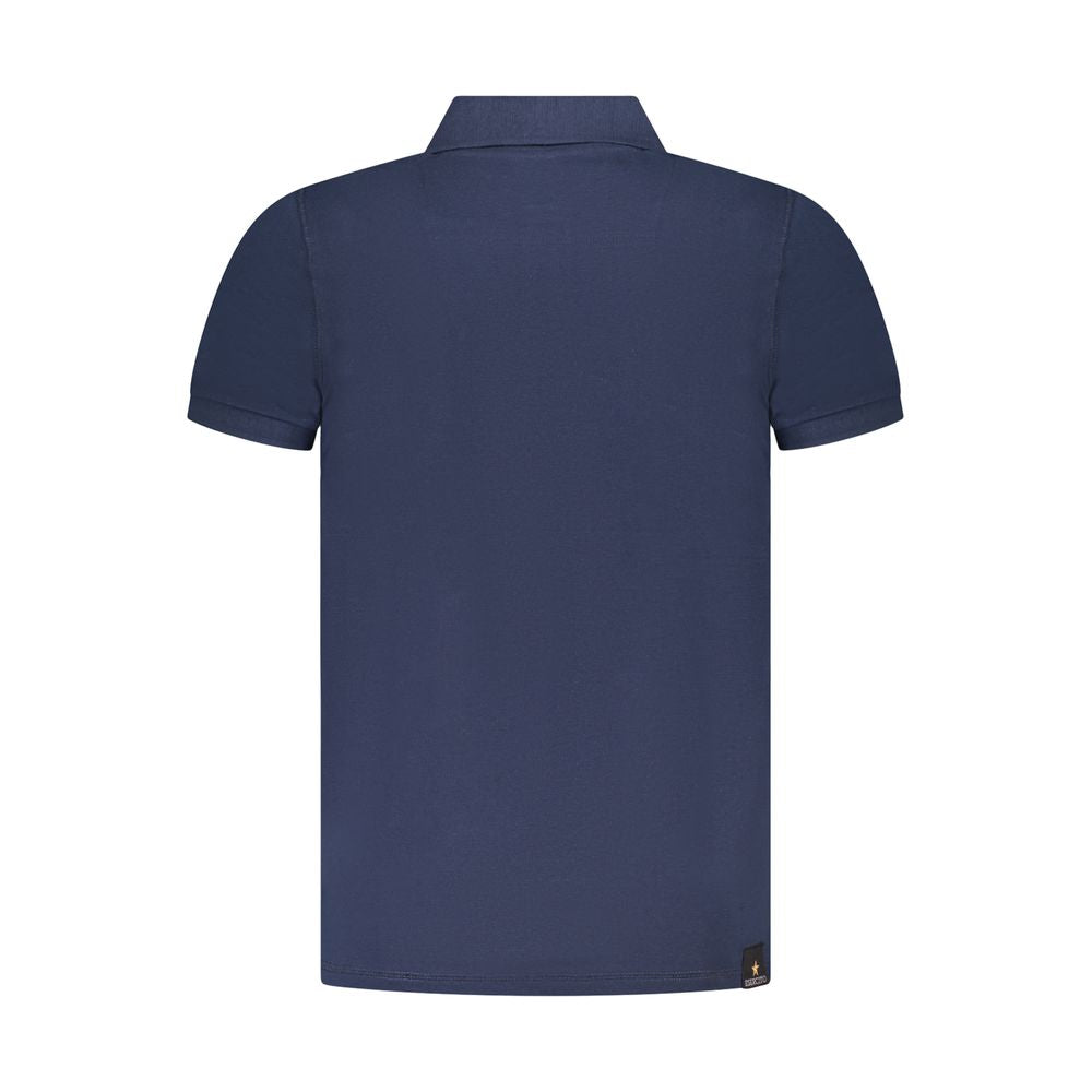 Accademia Militare Blue Cotton Polo Shirt
