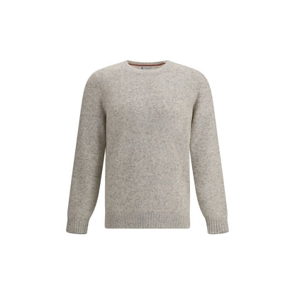 Brunello Cucinelli Gray Alpaca Vicugna Pacos Sweatshirt