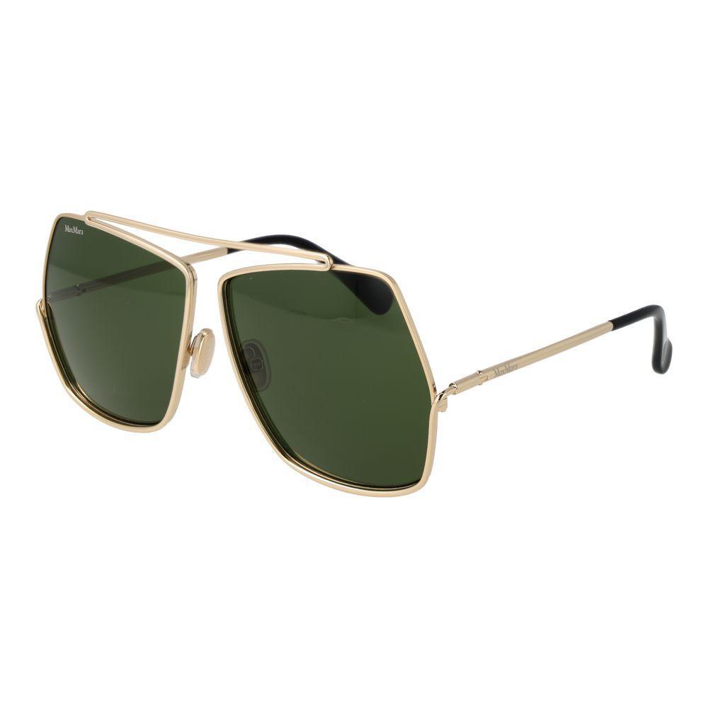 Max Mara Gold Metal Sunglasses