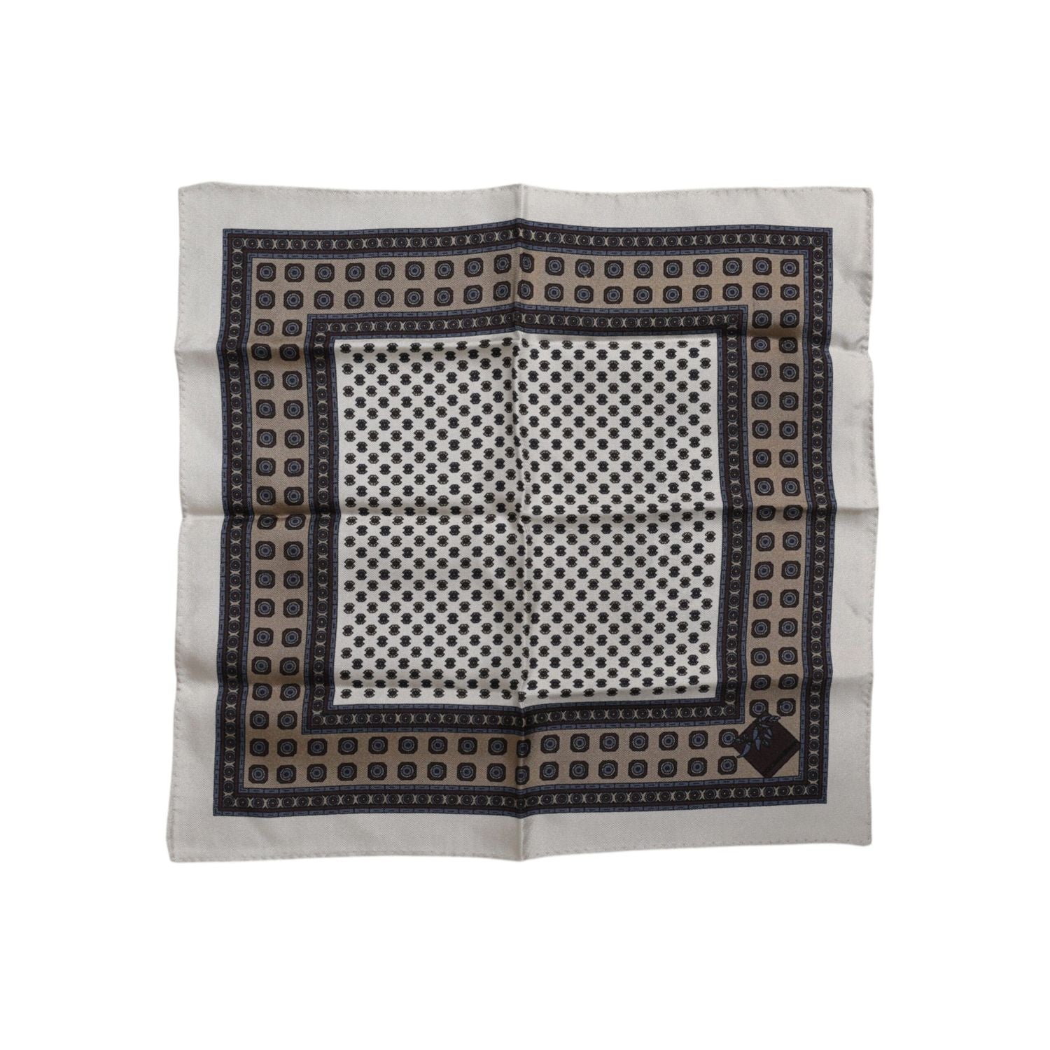 Dolce & Gabbana Multicolor Patterned Square Men Foulard Scarf