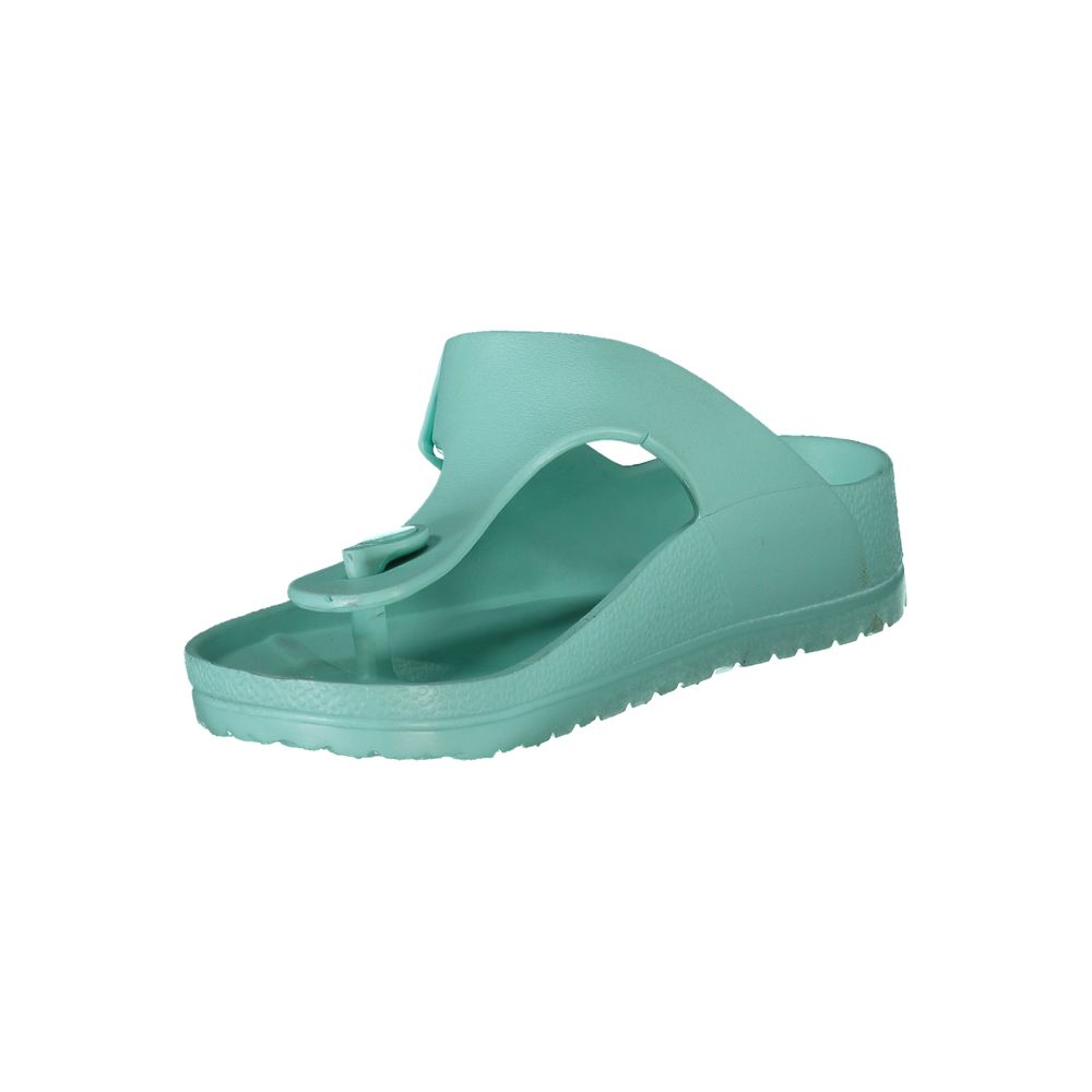 Norway 1963 Azzurro Plastica Women Ciabatta
