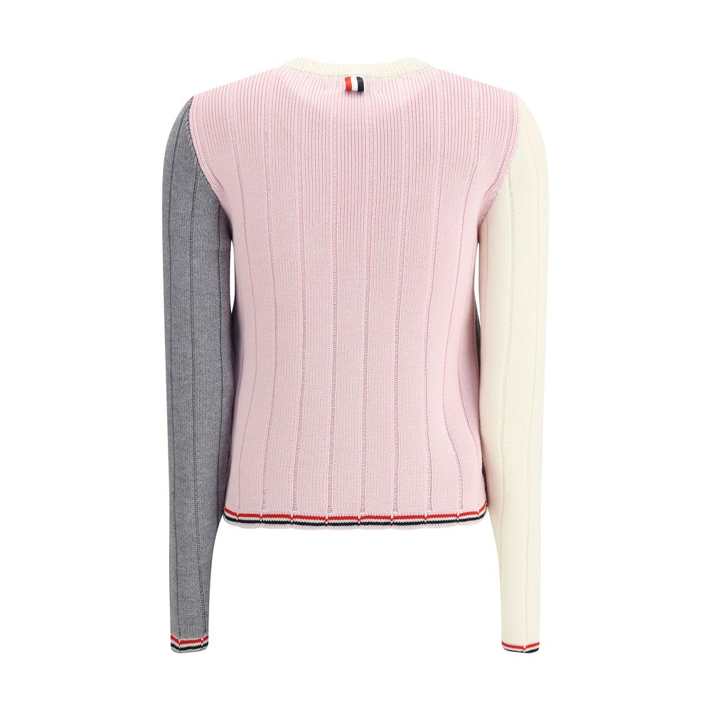 Thom Browne Multicolor Fleece Wool Sweatshirt