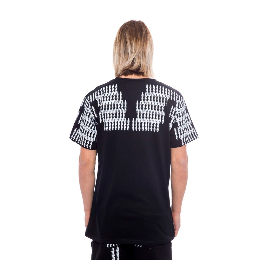 Nicolo Tonetto Black And White Cotton T-Shirt