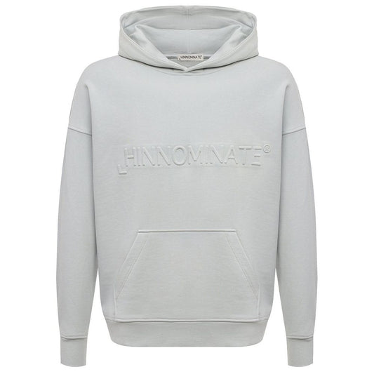 Hinnominate Gray Cotton Men Hoodie