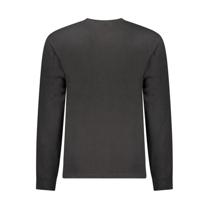 Calvin Klein Black Cotton Men's Long Sleeve Shirt