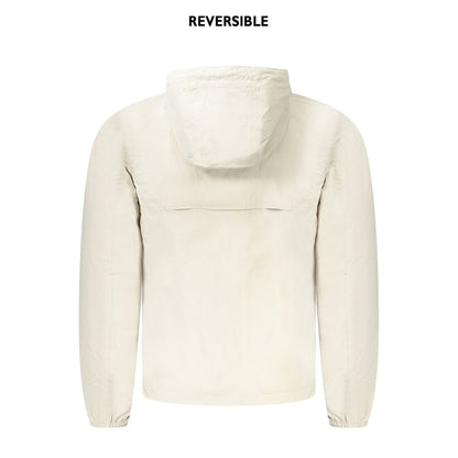 K-WAY Beige Nylon Men's Jacket