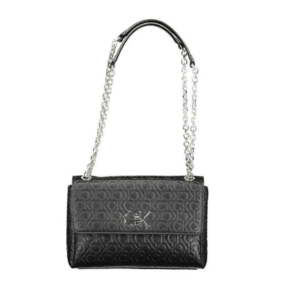 Calvin Klein Black Polyester Handbag