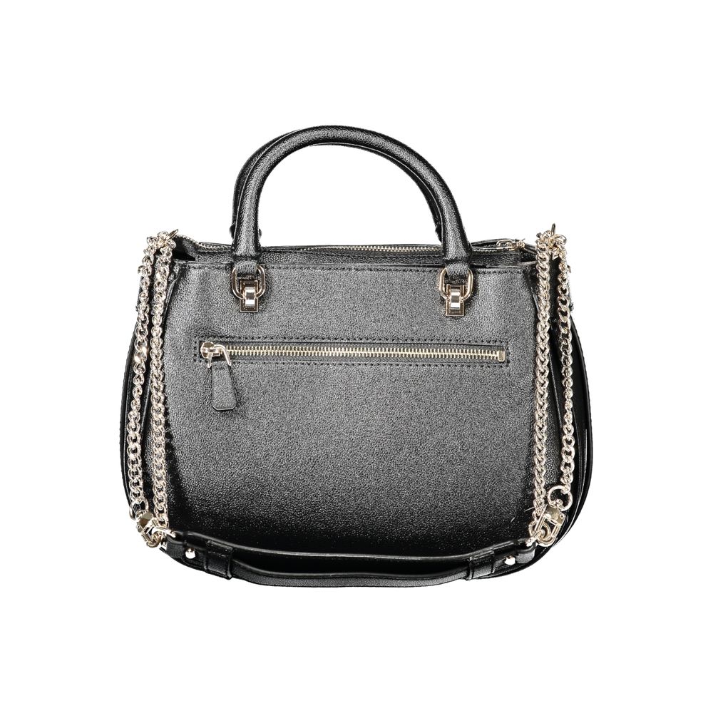 Front view with bag zipped and handles upright.