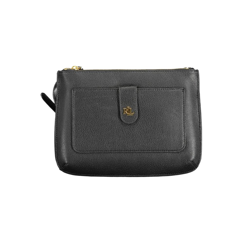 Front view with bag zipped and handles upright.