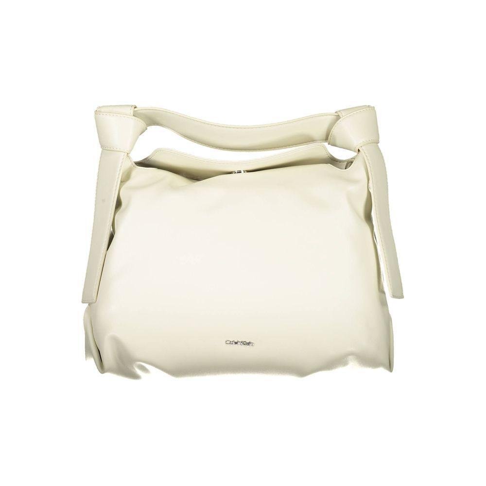 Calvin Klein Beige Polyester Handbag