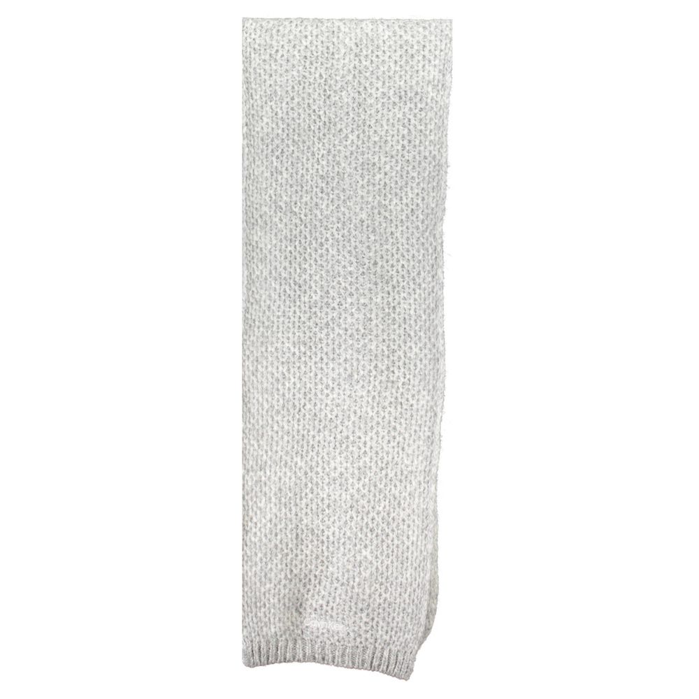 Calvin Klein Gray Alpaca Wool Scarf