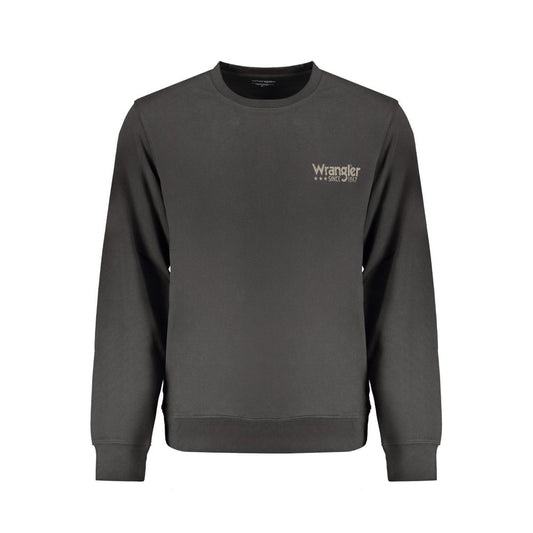 Wrangler Black Cotton Sweatshirt