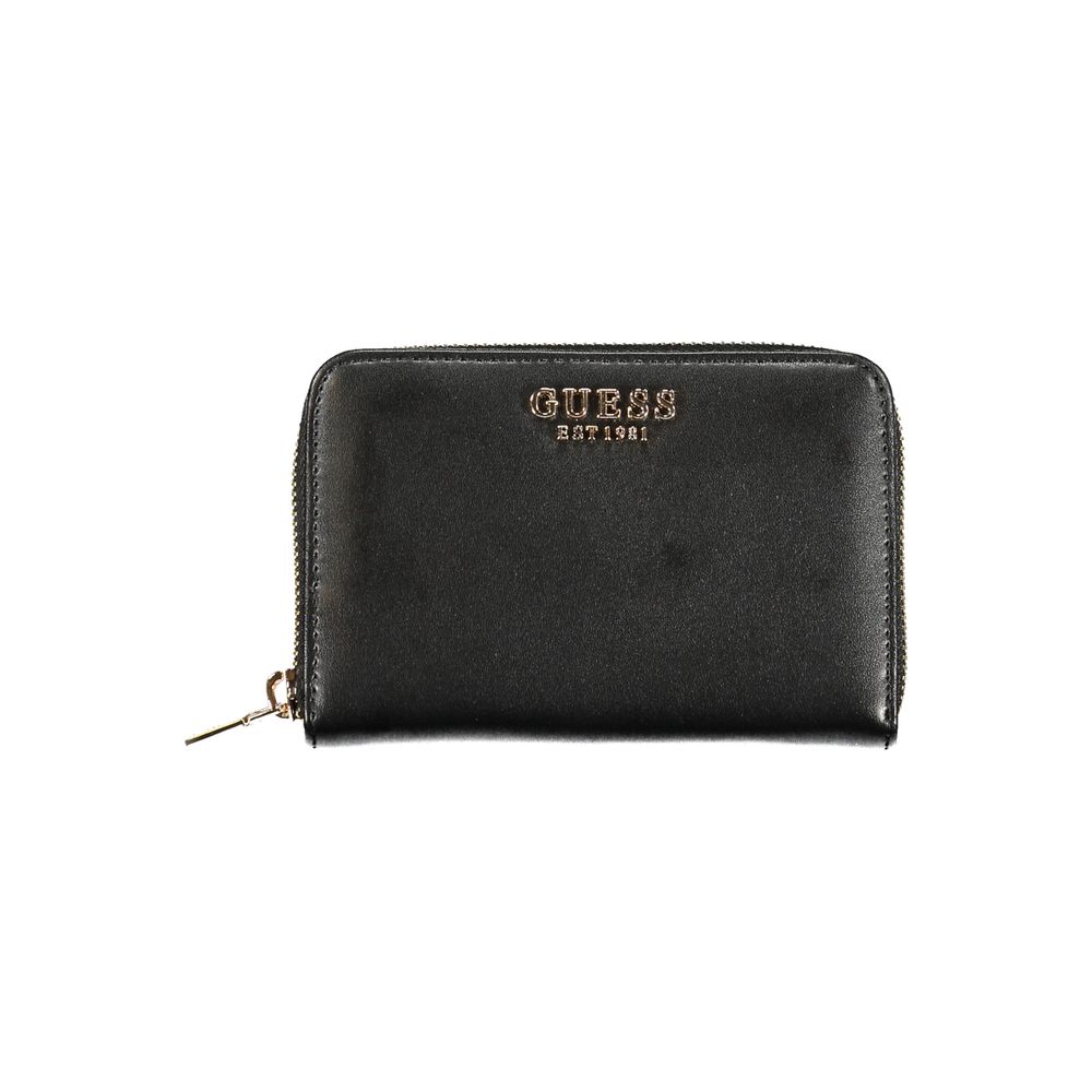 Guess Jeans Nero Poliuretano Women Wallet