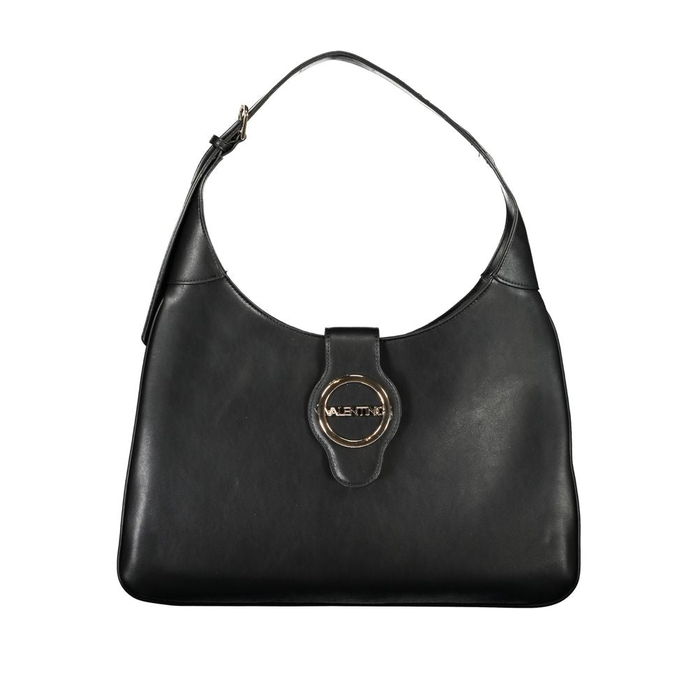 Mario Valentino Black Polyurethane Women Handbag