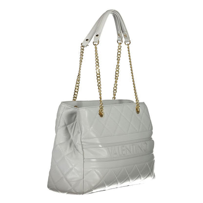 Mario Valentino Gray Polyethylene Handbag