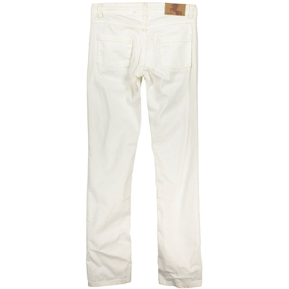 Blend White Cotton Skinny Jeans
