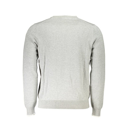 North Sails Gray Cotton Sweatshirt North Sails