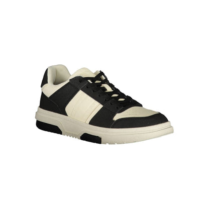 Tommy Hilfiger Black Polyester Athletic Sneakers Tommy Hilfiger