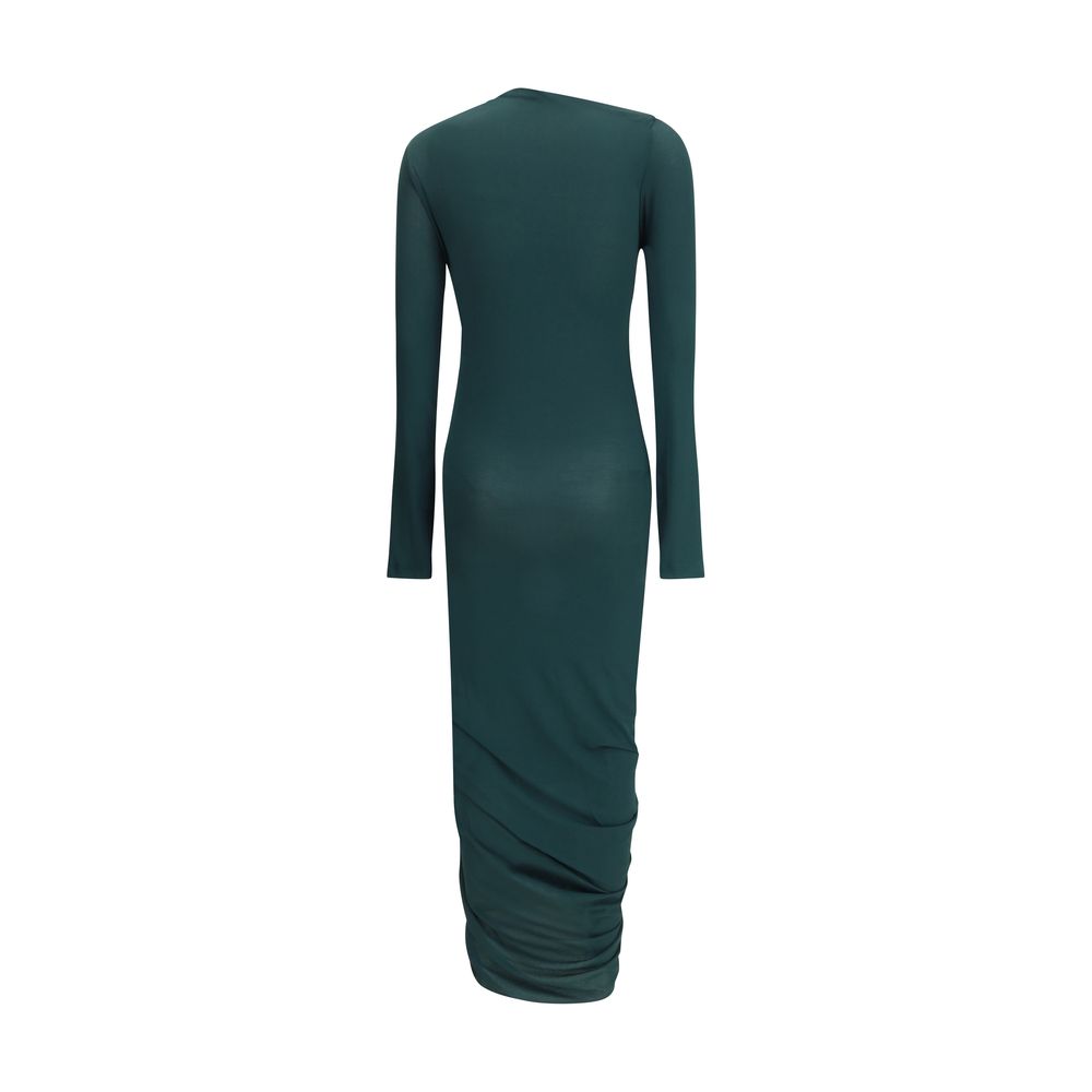 Ferragamo Green Viscose Casual Dress