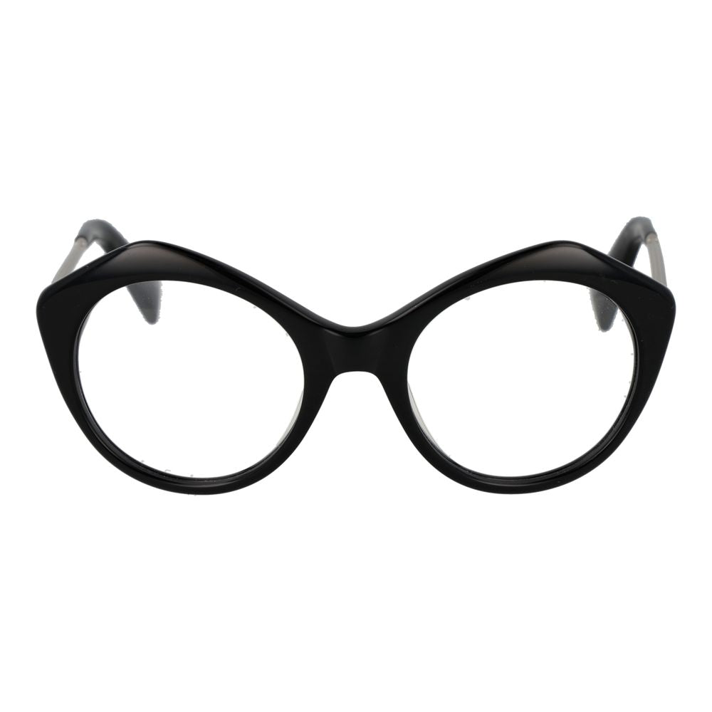 Yohji Yamamoto Black Acetate Glasses (Frames) Yohji Yamamoto