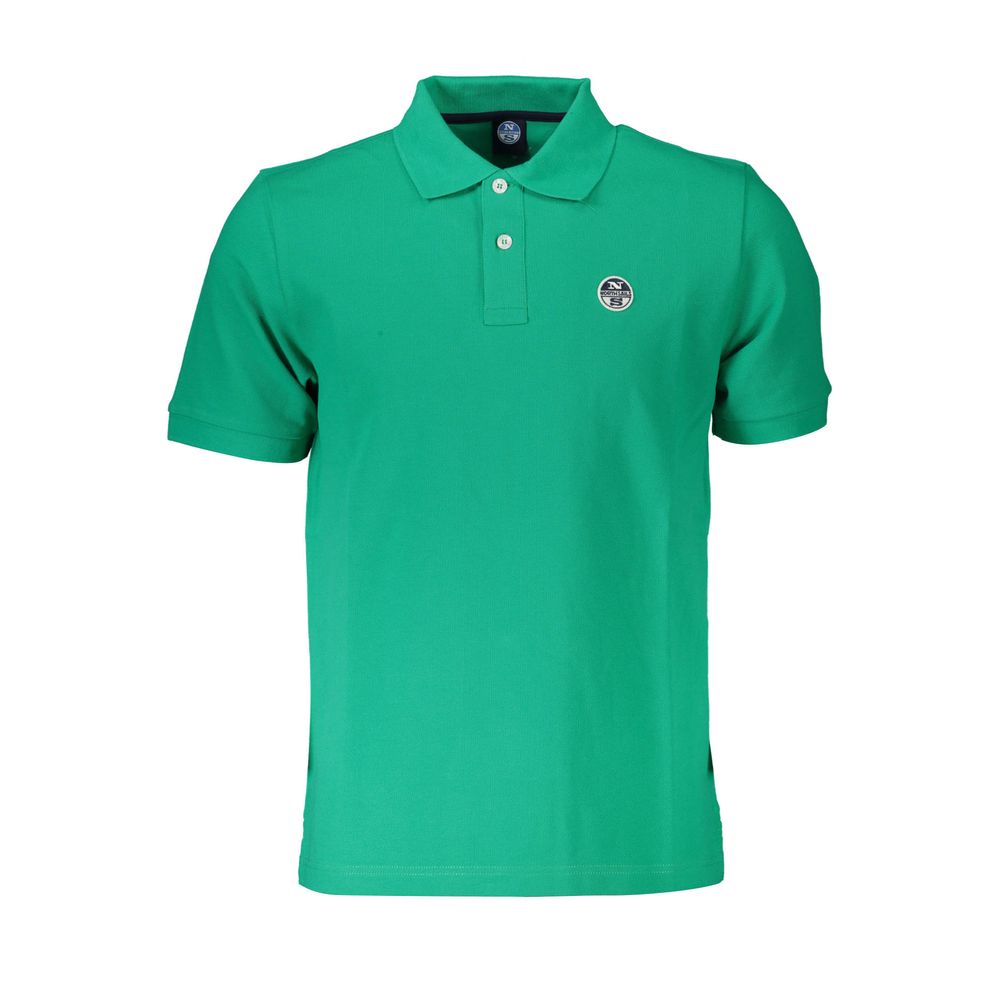 North Sails Green Cotton Polo Shirt