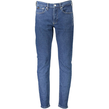 Calvin Klein Blu Cotton Men Jeans Calvin Klein
