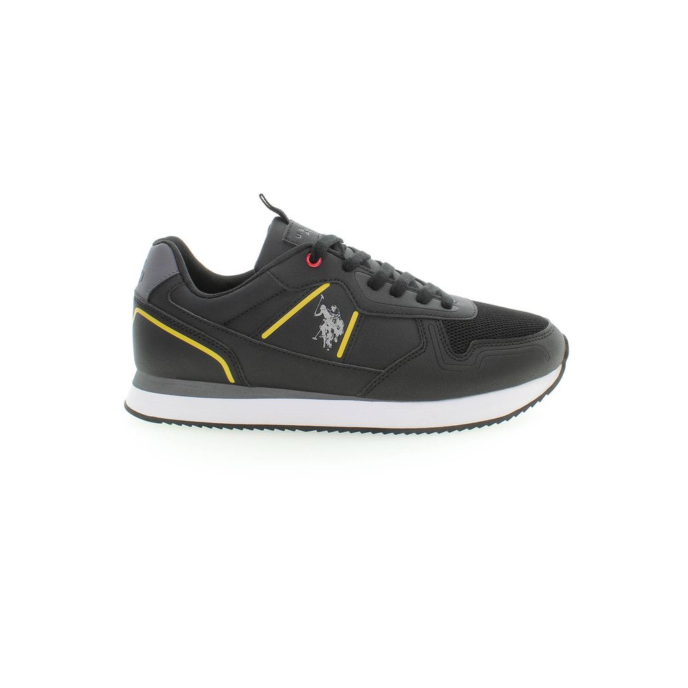U.S. POLO ASSN. Black Polyester Sneaker