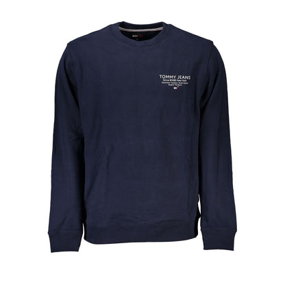 Tommy Hilfiger Blue Cotton Sweatshirt Tommy Hilfiger