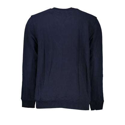Tommy Hilfiger Blue Cotton Sweatshirt Tommy Hilfiger