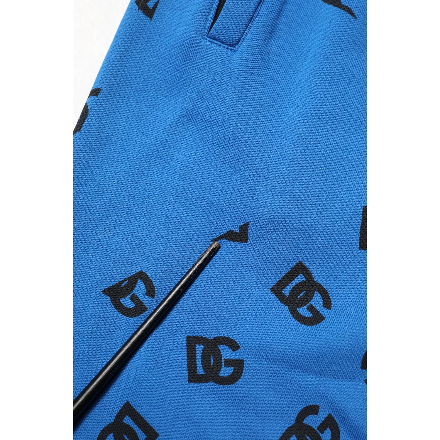 Dolce & Gabbana Blue Logo Print Jogger Men Sweatpants Pants