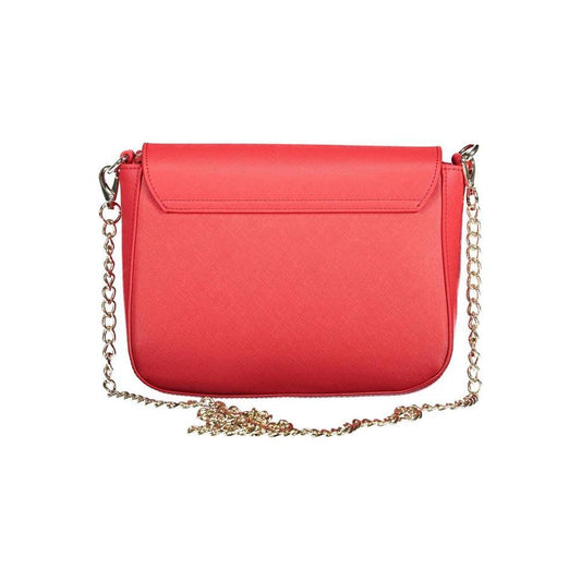 Mario Valentino Red Polyethylene Handbag