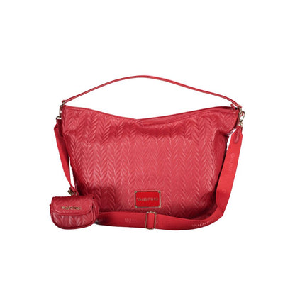 Mario Valentino Red Polyethylene Handbag