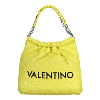 Mario Valentino Giallo Poliuretano Women Shoulder Bag Mario Valentino