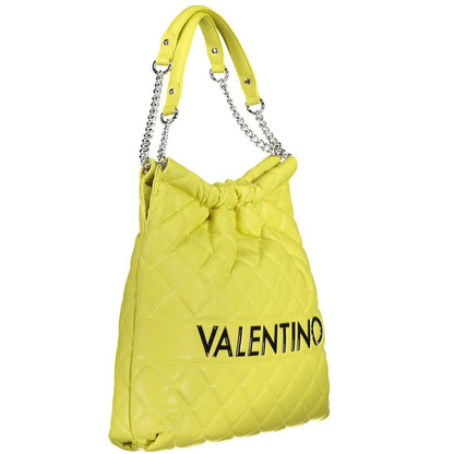 Mario Valentino Giallo Poliuretano Women Shoulder Bag Mario Valentino