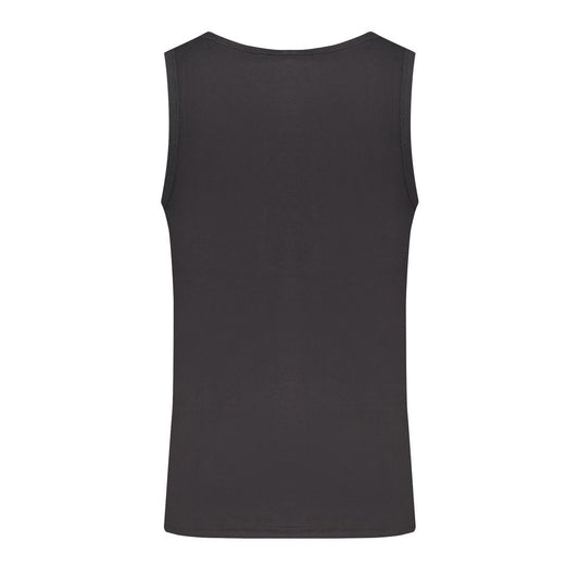 Norway 1963 Black Cotton Men Tank Top