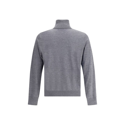 Dsquared² Gray Fleece Wool Turtleneck