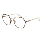Guess Multicolor Women Glasses Frame, geometric full-rim, metal frame, demo lenses, 55-19-140, spring hinge, includes branded case.