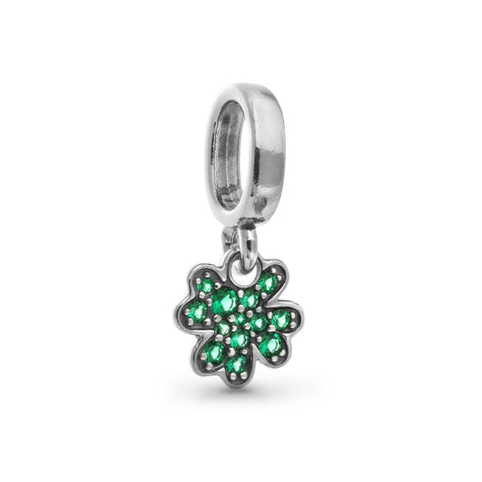 PANDORA Mod. FOUR-LEAF CLOVER DANGLE CHARM